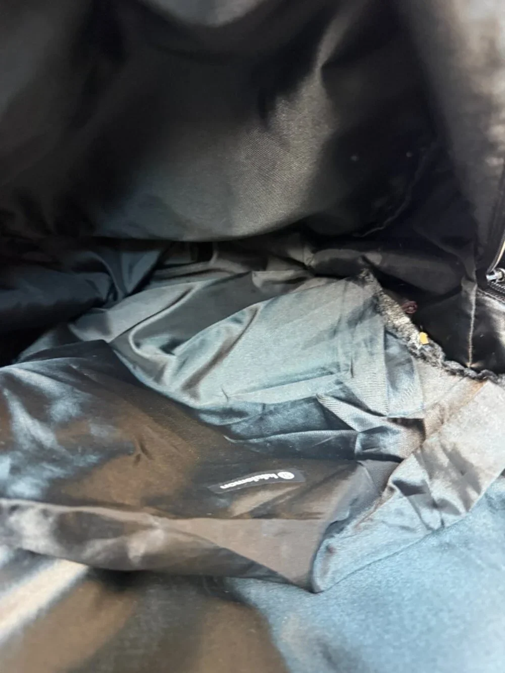 Lululemon Black Backpack In Very Good Shape!!